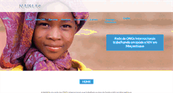Desktop Screenshot of naima.org.mz