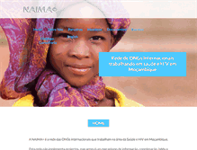 Tablet Screenshot of naima.org.mz